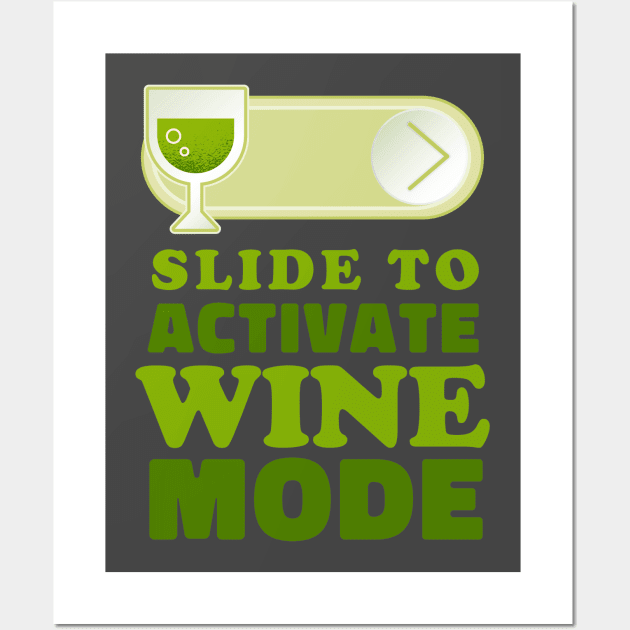 Slide to unlock Wine Wall Art by aaallsmiles